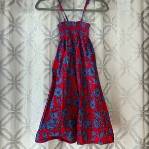 EUC: Tea Collection Red/Blue Sundress